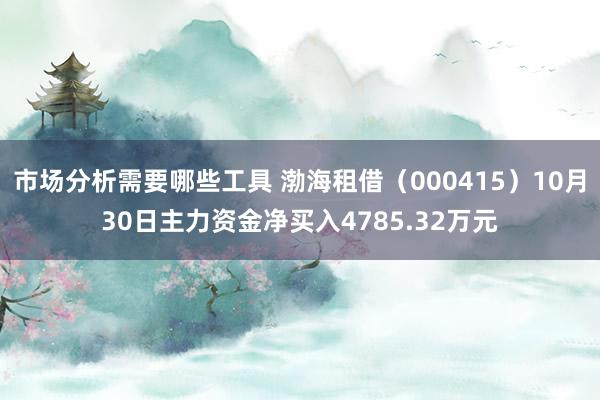 市场分析需要哪些工具 渤海租借（000415）10月30日主力资金净买入4785.32万元