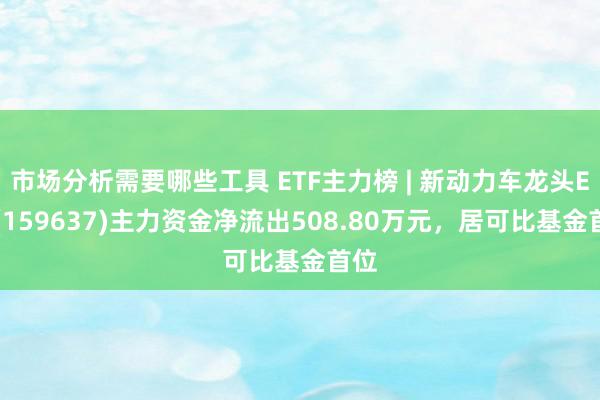 市场分析需要哪些工具 ETF主力榜 | 新动力车龙头ETF(159637)主力资金净流出508.80万元，居可比基金首位