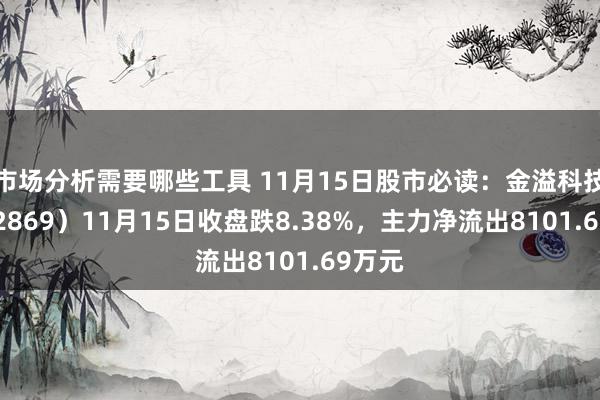 市场分析需要哪些工具 11月15日股市必读：金溢科技（002869）11月15日收盘跌8.38%，主力净流出8101.69万元