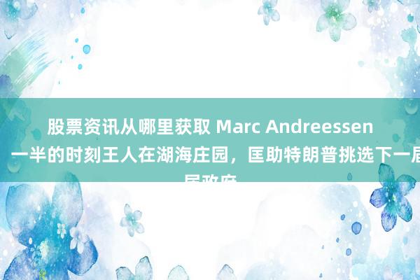 股票资讯从哪里获取 Marc Andreessen访谈：一半的时刻王人在湖海庄园，匡助特朗普挑选下一届政府