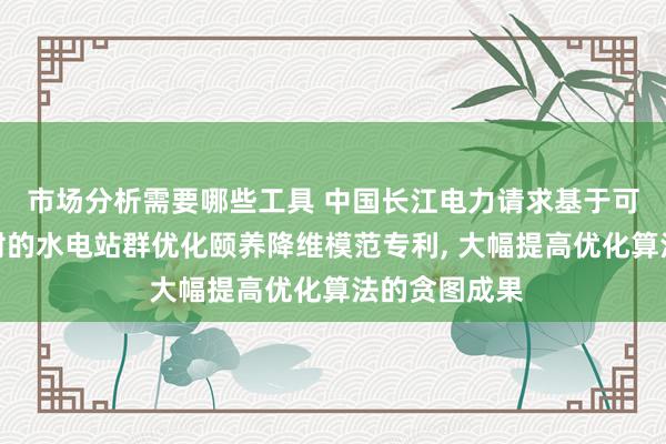 市场分析需要哪些工具 中国长江电力请求基于可行域搜索映射的水电站群优化颐养降维模范专利, 大幅提高优化算法的贪图成果