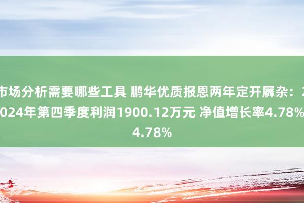 市场分析需要哪些工具 鹏华优质报恩两年定开羼杂：2024年第四季度利润1900.12万元 净值增长率4.78%