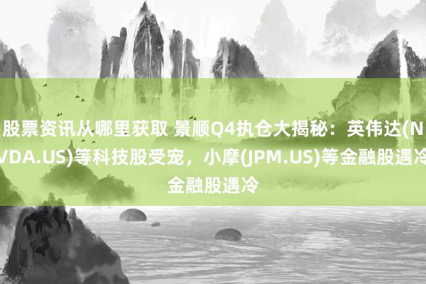 股票资讯从哪里获取 景顺Q4执仓大揭秘：英伟达(NVDA.US)等科技股受宠，小摩(JPM.US)等金融股遇冷