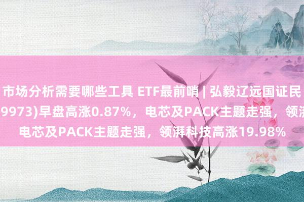 市场分析需要哪些工具 ETF最前哨 | 弘毅辽远国证民企逾越100ETF(159973)早盘高涨0.87%，电芯及PACK主题走强，领湃科技高涨19.98%