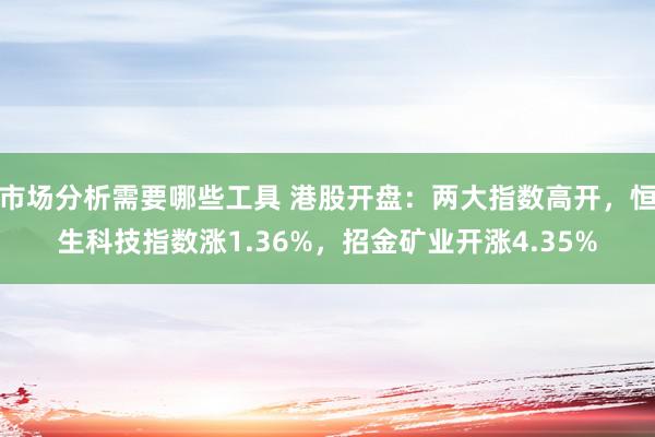 市场分析需要哪些工具 港股开盘：两大指数高开，恒生科技指数涨1.36%，招金矿业开涨4.35%